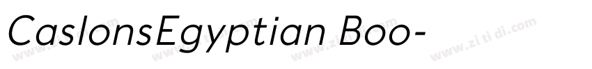 CaslonsEgyptian Boo字体转换 CaslonsEgyptian Boo字体转换